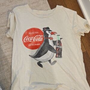 Coca-Cola Penguin Graphic Cream Tee